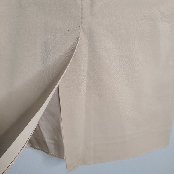 Moschino Tan Back Slit Pencil Skirt - Picture 4 of 7